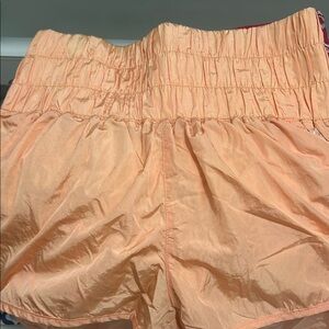 Free People High Waist Coral Shorts